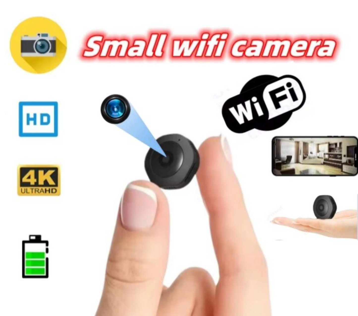 MINI CAMARA SPY 1080 4KFULL HD - ⭐️⭐️⭐️⭐️⭐