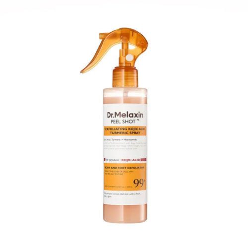 Dr. Melaxin - Spray corporal exfoliante Peel Shot con ácido kójico y cúrcuma