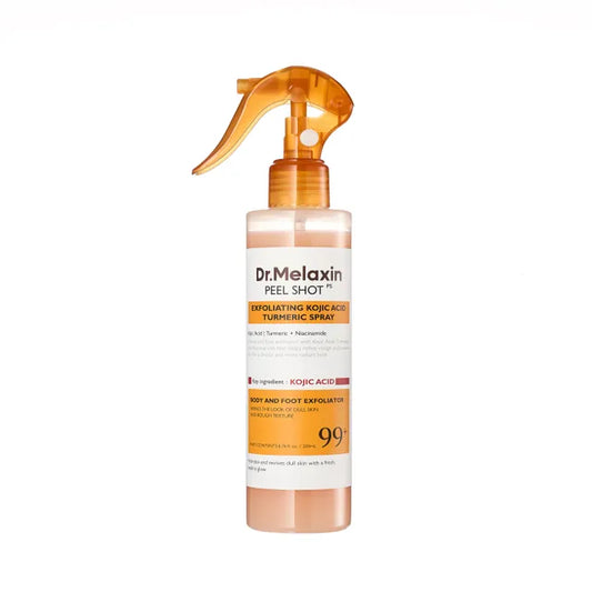 Dr. Melaxin - Spray corporal exfoliante Peel Shot con ácido kójico y cúrcuma